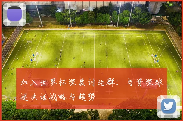 加入世界杯深度讨论群：与资深球迷共话战略与趋势