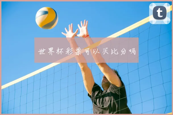 世界杯彩票可以买比分吗