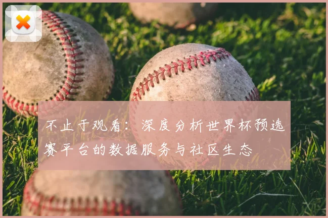 不止于观看：深度分析世界杯预选赛平台的数据服务与社区生态